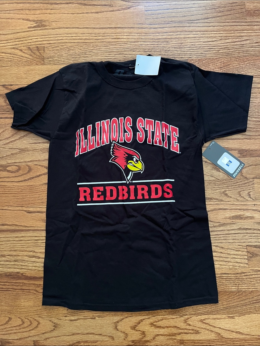 Russell Athletic Black Illinois State Redbirds Tee